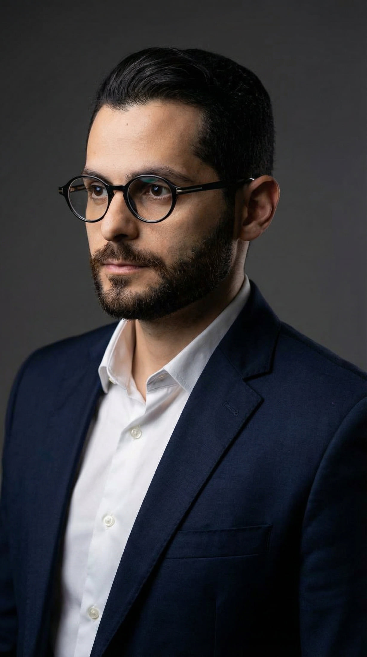 Retrato do Dr. Bruno para anúncio